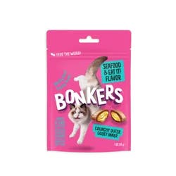 Bonkers Cat Treats Seafood & Eat It! Flavor, 3 Oz