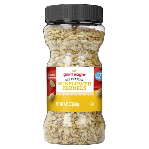 slide 1 of 1, Giant Eagle Dry Roasted Sunflower Kernels With Sea Salt - 7.25 oz, 7.25 oz