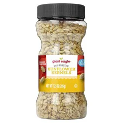Giant Eagle Dry Roasted Sunflower Kernels With Sea Salt - 7.25 oz