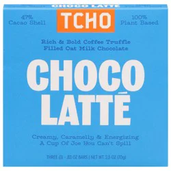 TCHO Choco Latte Milk Chocolate - 3 x 0.83 oz Bars