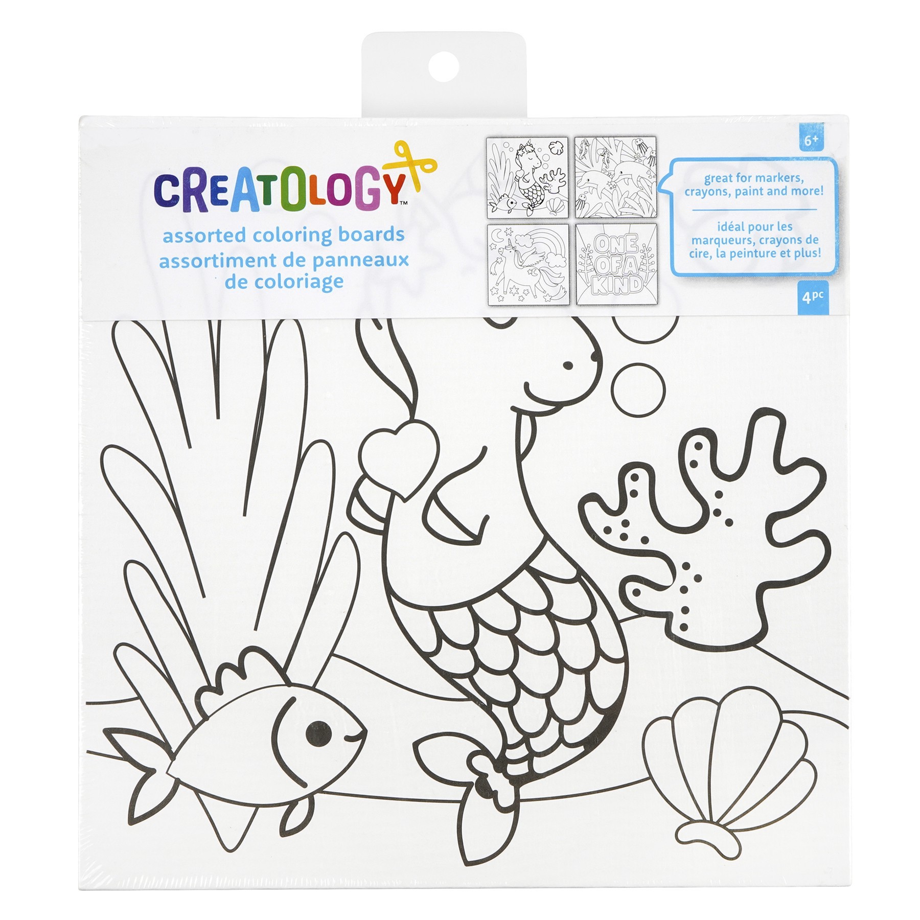 slide 2 of 2, Coloring Board Assortment No.2 By Creatology, 8 in x 8 in