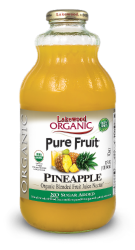 slide 1 of 1, Lakewood Organic Pure Fruit Pineapple Juice Nectar, 32 fl oz