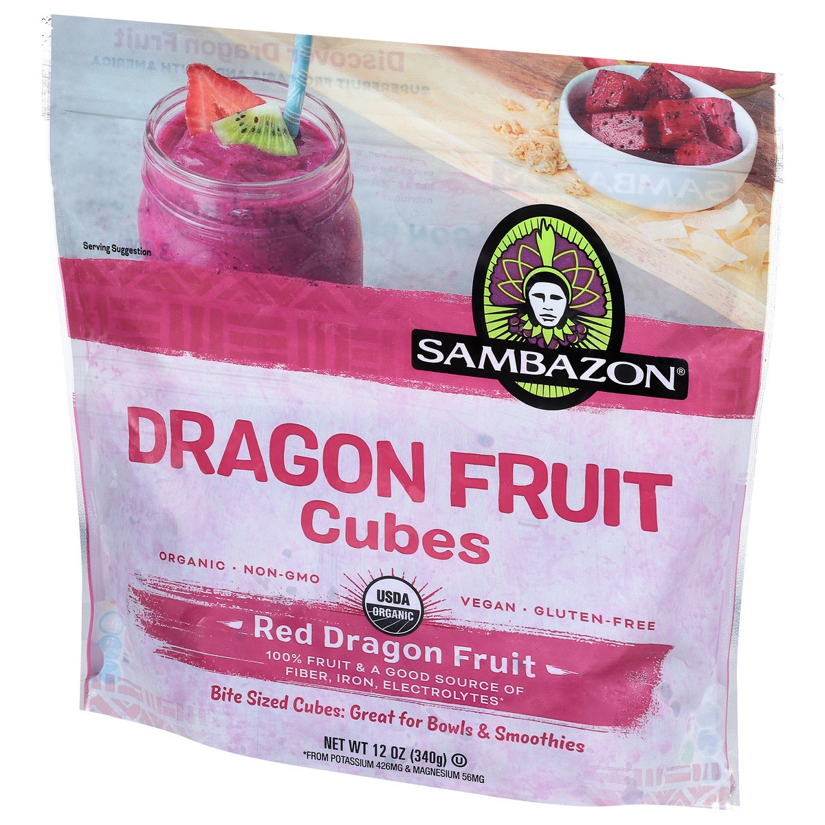 slide 7 of 9, Sambazon Pitaya Dragon Fruit Cubes, 12 oz