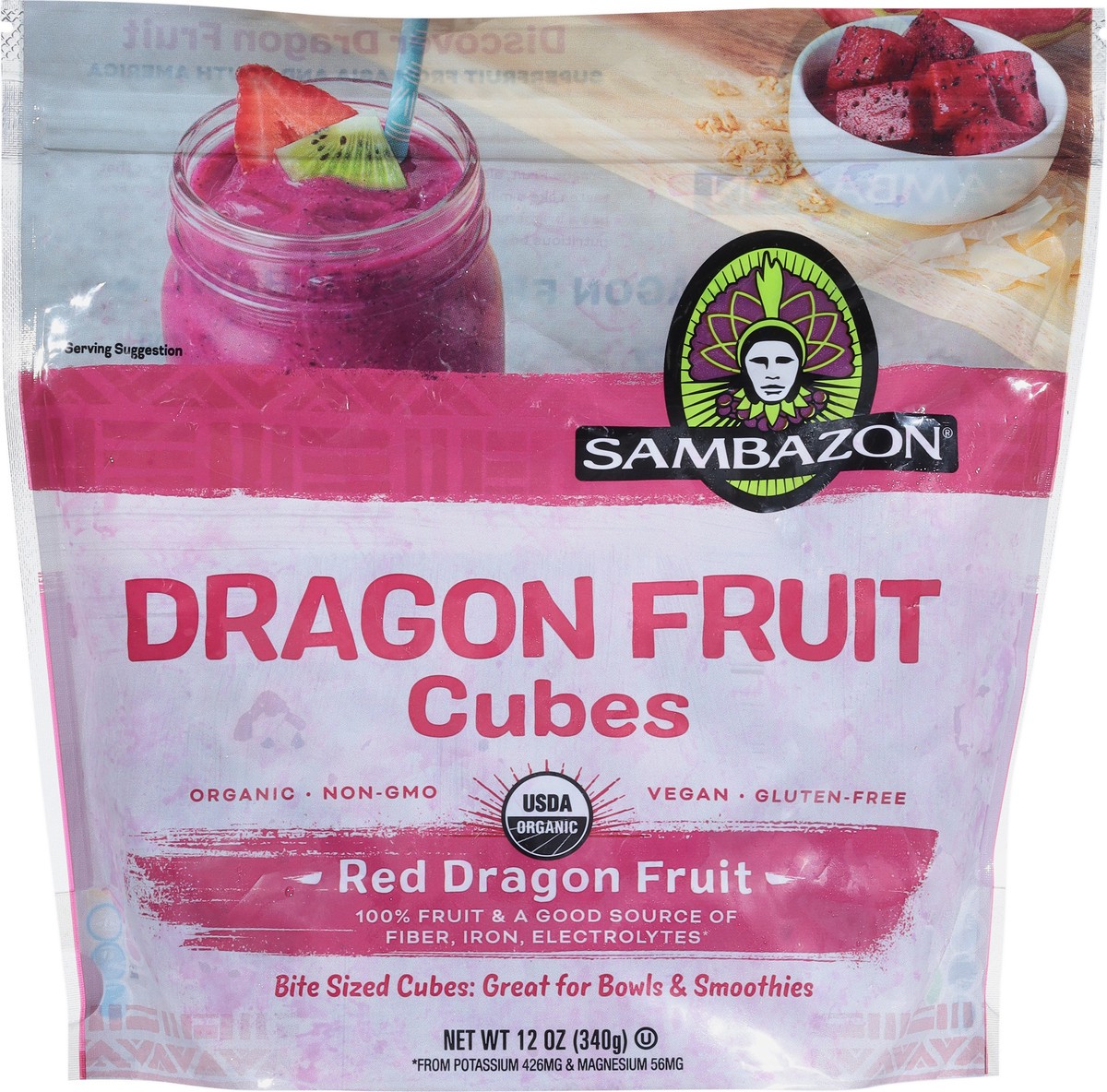 slide 6 of 9, Sambazon Pitaya Dragon Fruit Cubes, 12 oz
