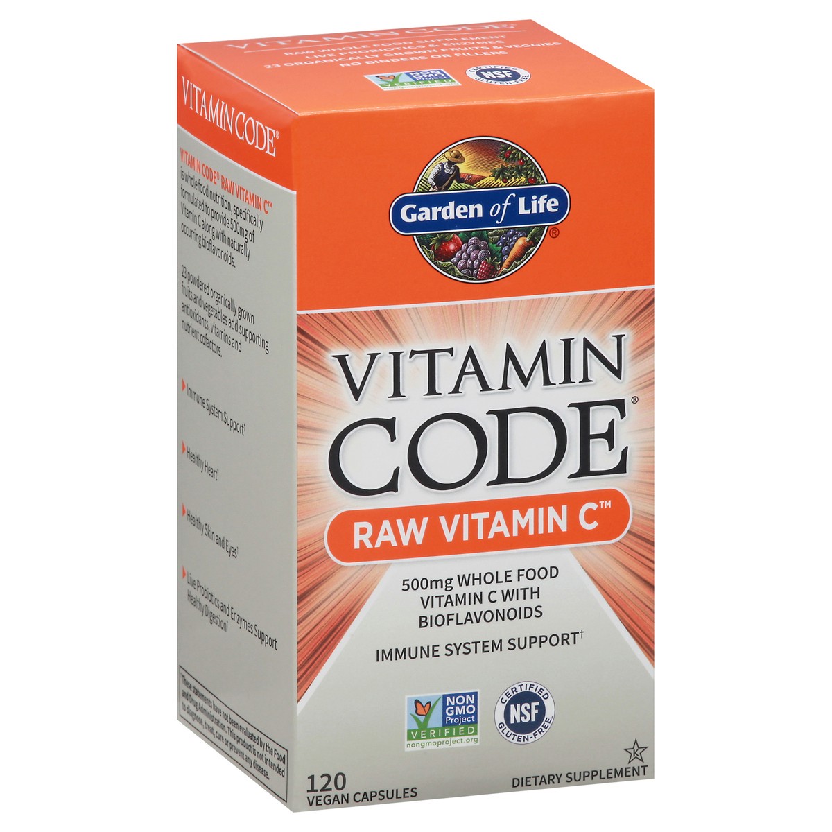 slide 7 of 14, Vitamin Code Vegan Capsules Raw Vitamin C 120 Capsules 120 ea, 120 ct