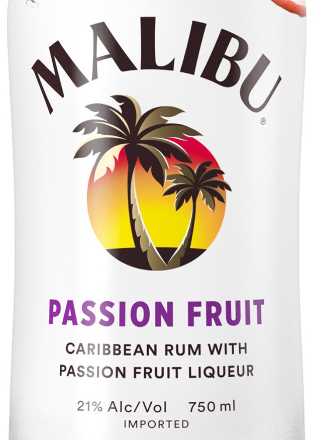 slide 7 of 7, Malibu Passion Fruit Rum, 750 ml