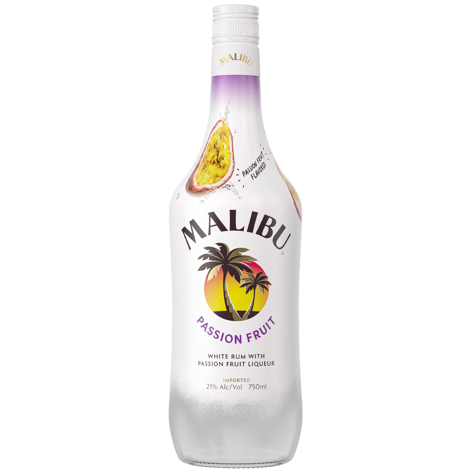 slide 1 of 7, Malibu Passion Fruit Rum, 750 ml