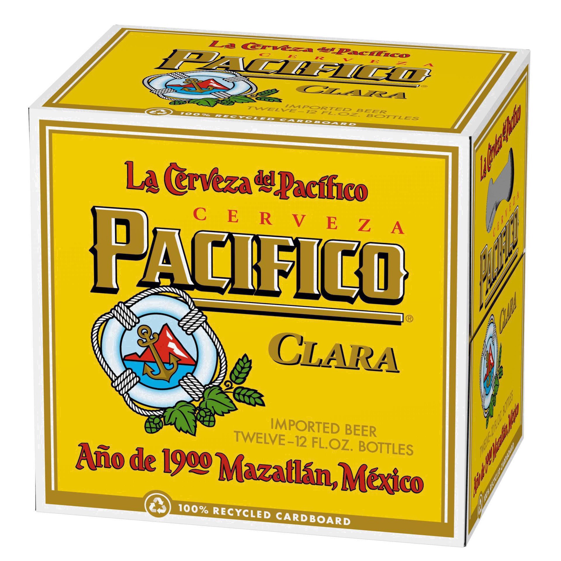 slide 15 of 79, Pacifico Clara Mexican Lager Import Beer, 12 pk 12 fl oz Bottles, 4.4% ABV, 144 fl oz