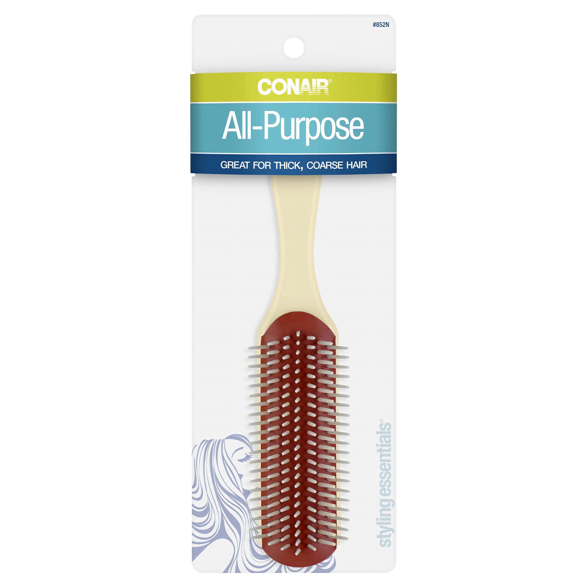 slide 1 of 1, Conair Cushion Base Brush, 1 ct