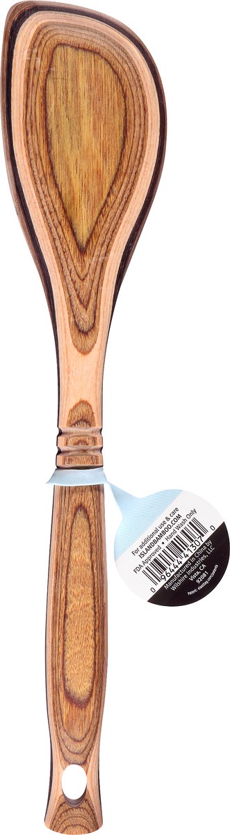slide 5 of 11, Island Bamboo Pakkawood Corner Spoon Natural, 1 ct