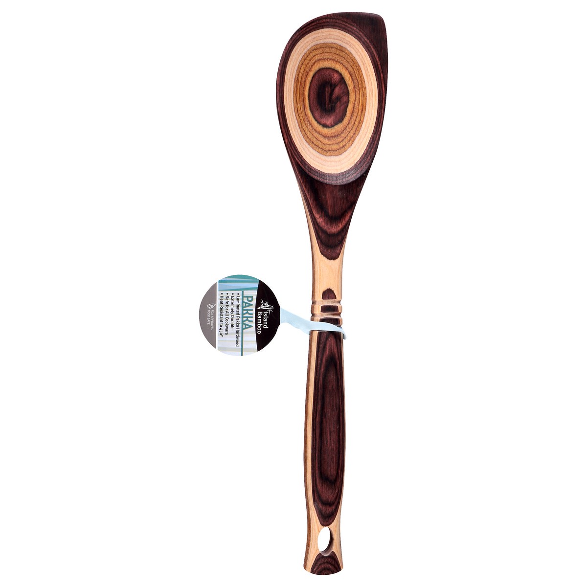 slide 7 of 11, Island Bamboo Pakkawood Corner Spoon Natural, 1 ct