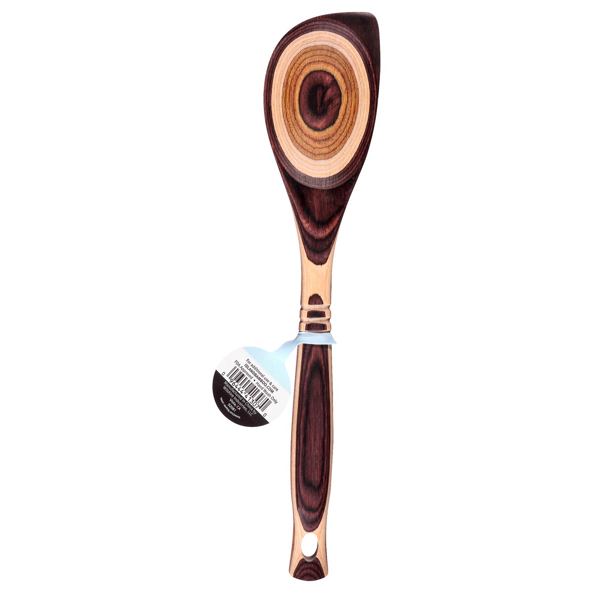 slide 11 of 11, Island Bamboo Pakkawood Corner Spoon Natural, 1 ct