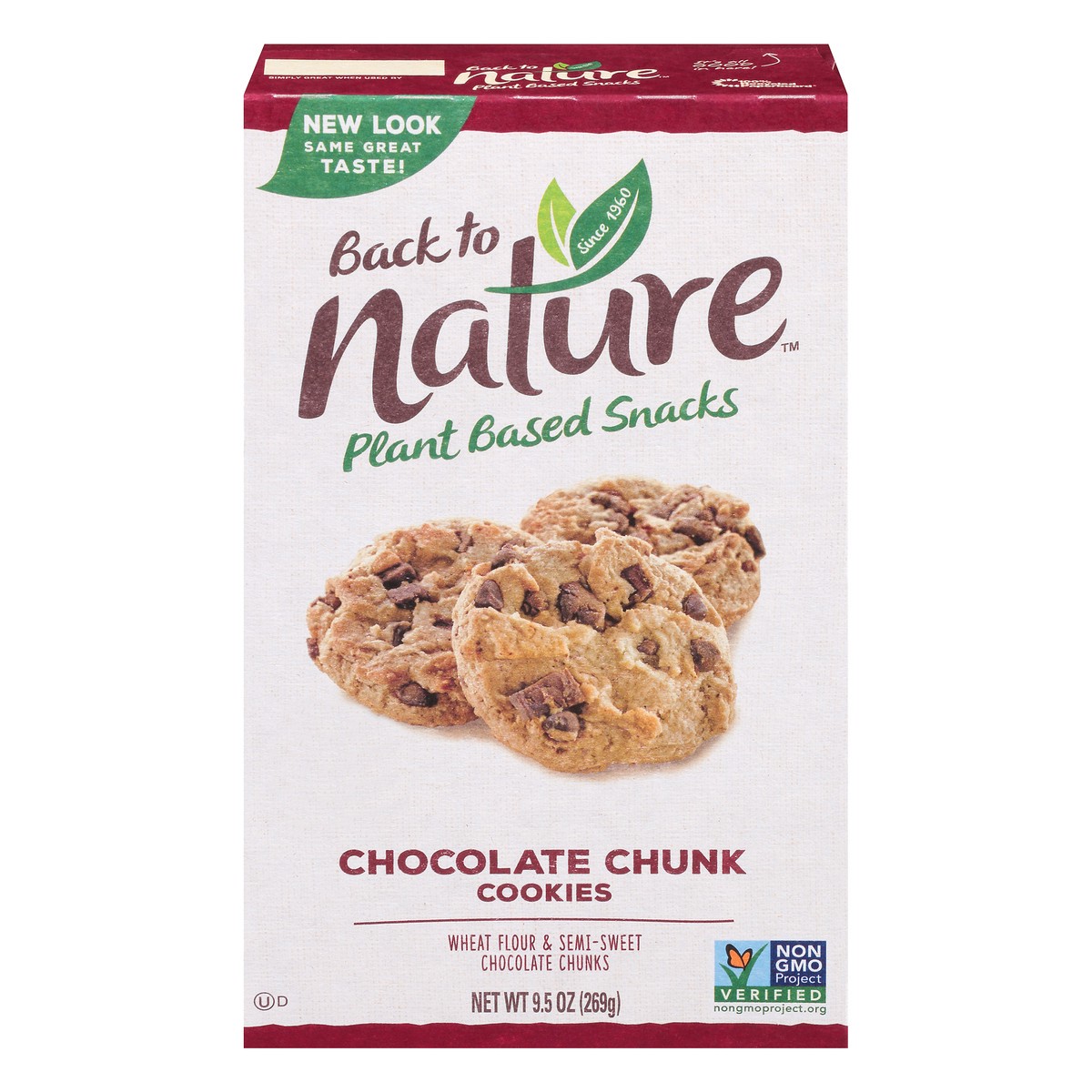 slide 1 of 9, Back to Nature Cookies, 9.5 oz