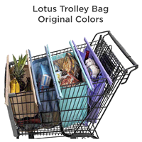 slide 7 of 9, Lotus 4 Bag Set Trolley Bag 4 ea, 4 ct