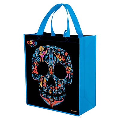 slide 1 of 1, Disney Coco Blue Skull Reusable Shopping Bag, 1 ct