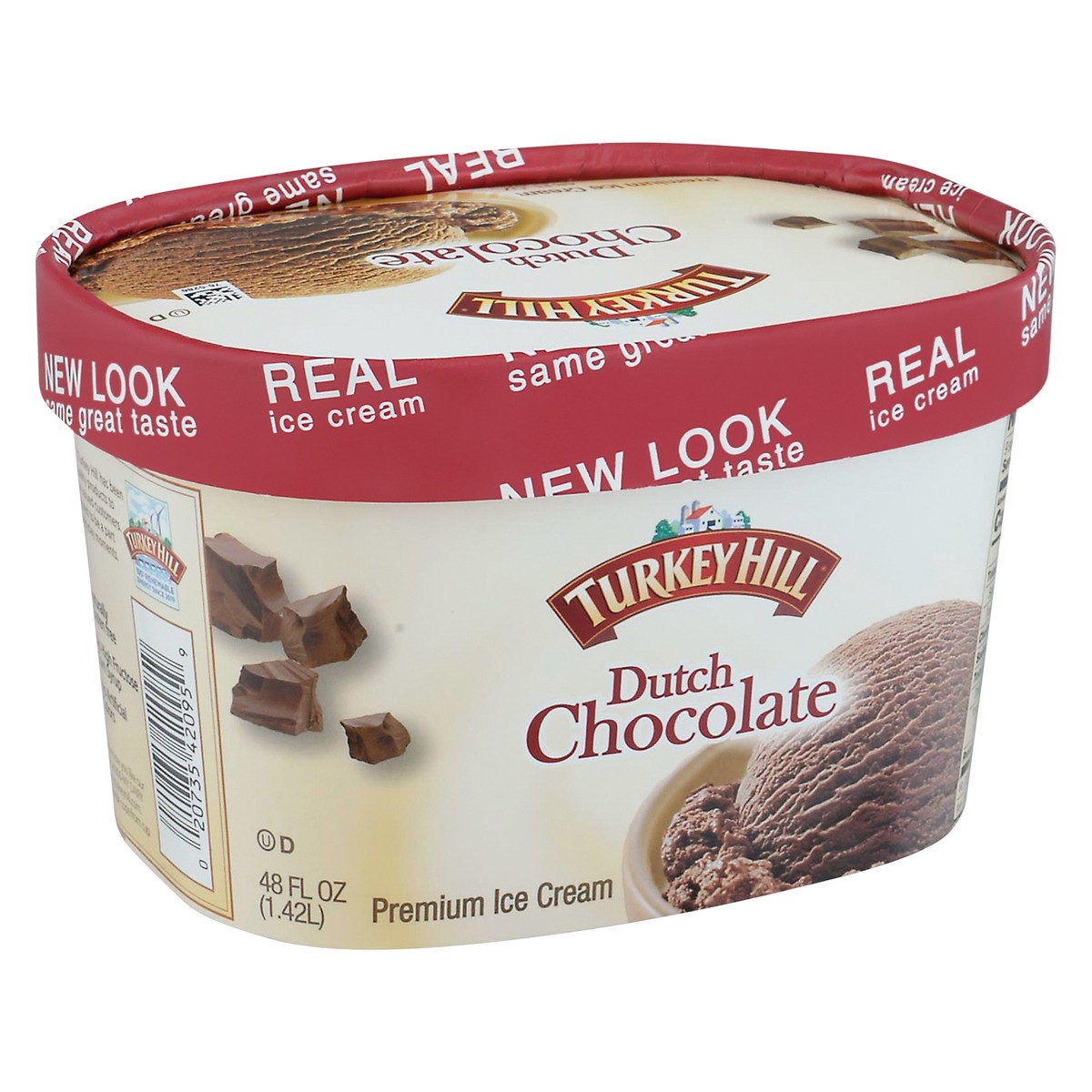 slide 7 of 9, Turkey Hill Premium Dutch Chocolate Ice Cream 48 fl oz, 48 fl oz