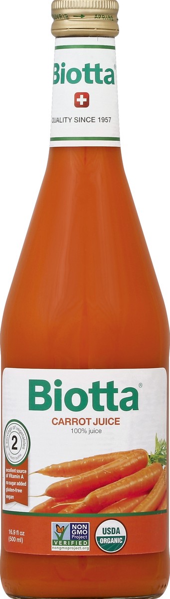 slide 4 of 4, Biotta Carrot Juice - 16.9 Fl. Oz., 