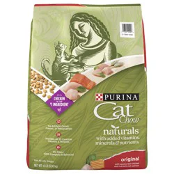 Purina Cat Chow Naturals With Added Vitamins, Minerals and Nutrients Dry Cat Food, Naturals Original - 13 lb. Bag