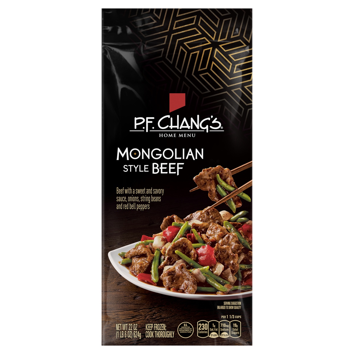 slide 1 of 4, P.F. Chang's Home Menu Mongolian Style Beef, 22 oz