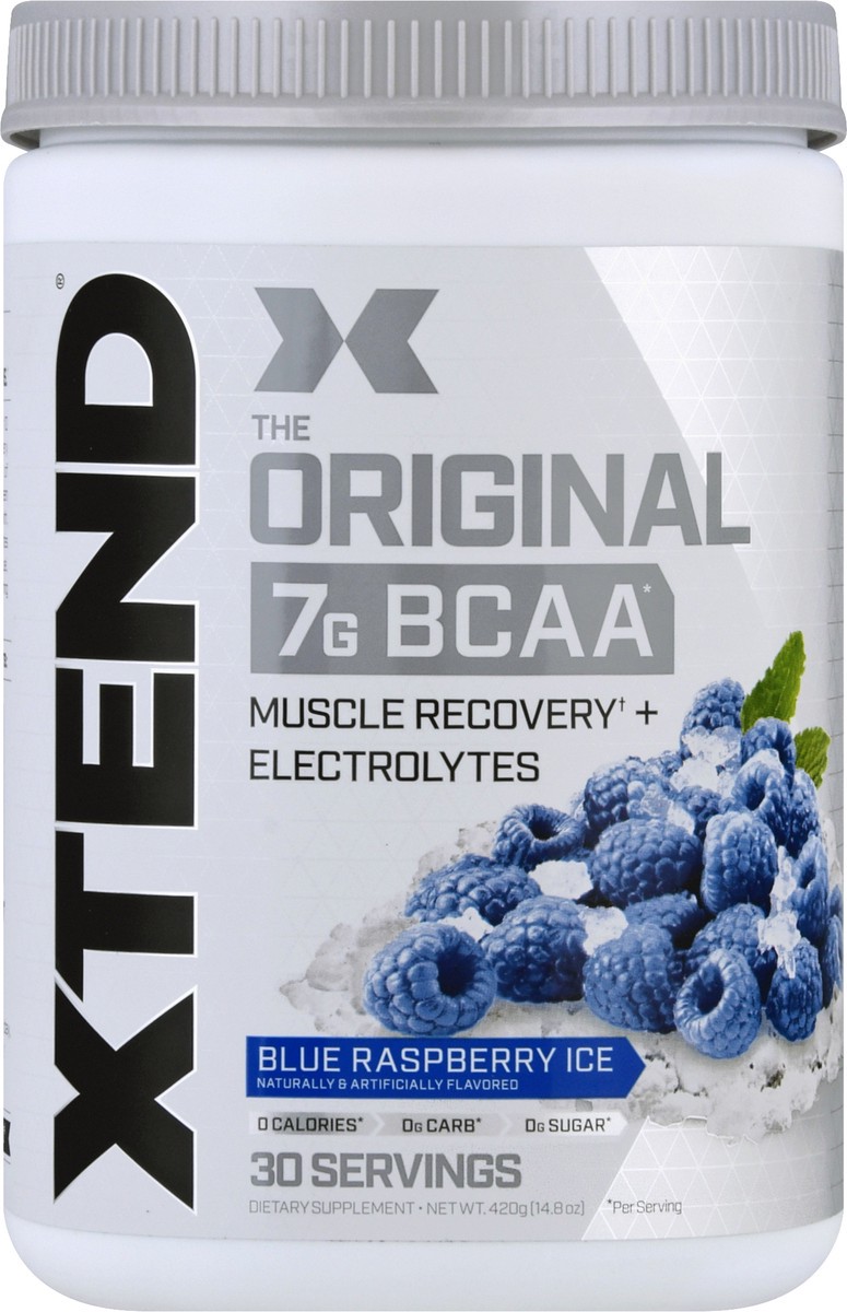 slide 1 of 1, XTend The Original Blue Raspberry Ice BCAA 420 gr, 14 g