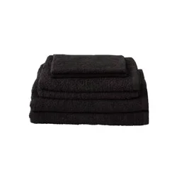 Smartway 6 Pack Towel Set - Black