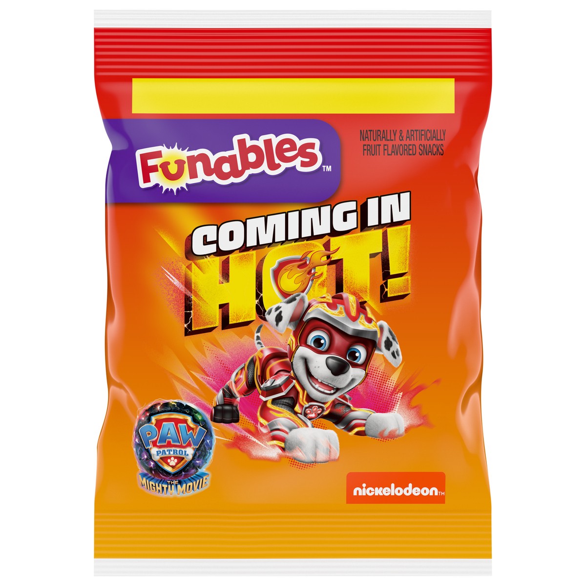 slide 1 of 3, Funables Paw Patrol Coming In Hot Fruit Flavored Snacks 1 ea, 1 ct