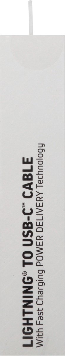 slide 6 of 9, Chargeworx Power Delivery 3 FT 20 Watt Cable Lightning to USB-C Cable 1 ea, 1 ea