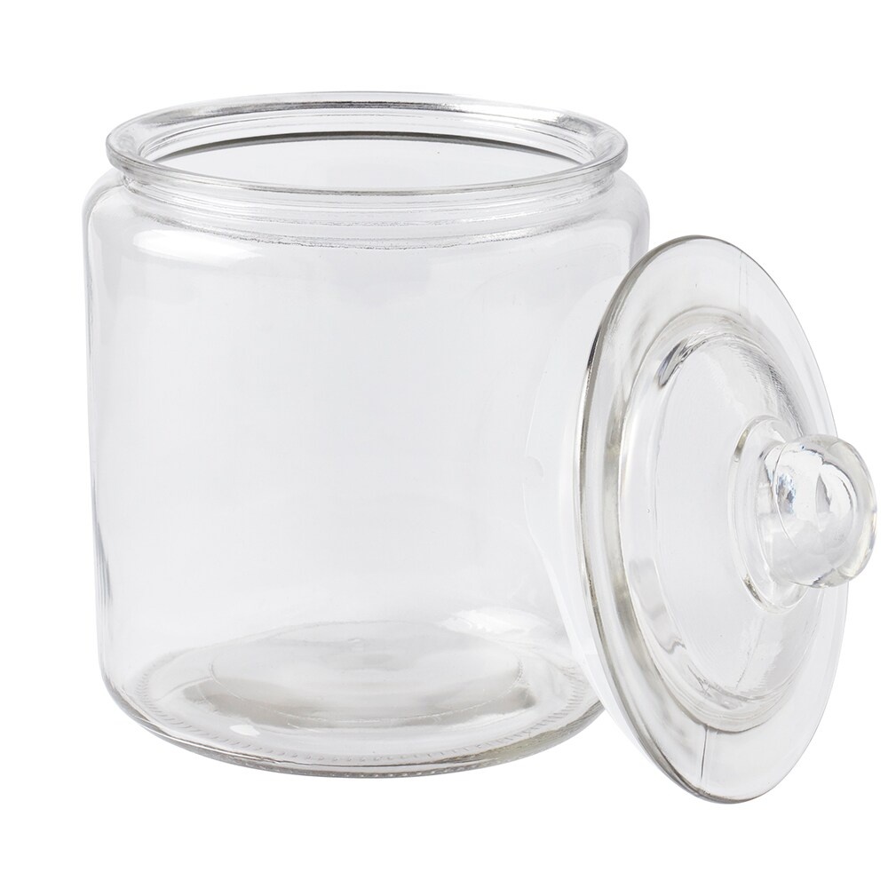 slide 1 of 1, Tabletops Unlimited Glass Heritage Jar, 4 liter