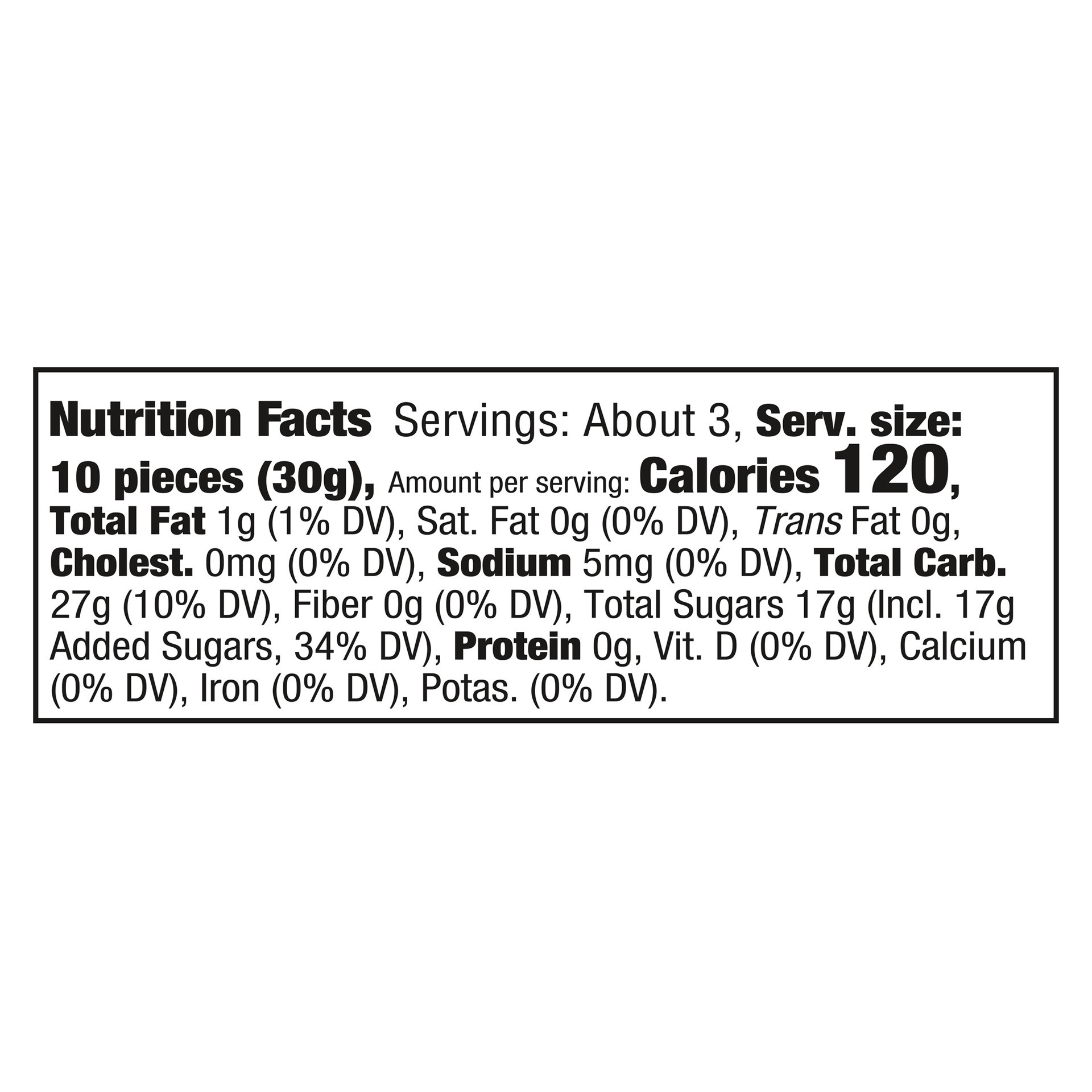 slide 4 of 5, LAFFY TAFFY LAFF BITES TROPICAL PEG 06110 4.2oz 2020-280-2, 3 oz