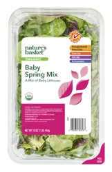 Nature's Basket Organic Baby Spring Mix