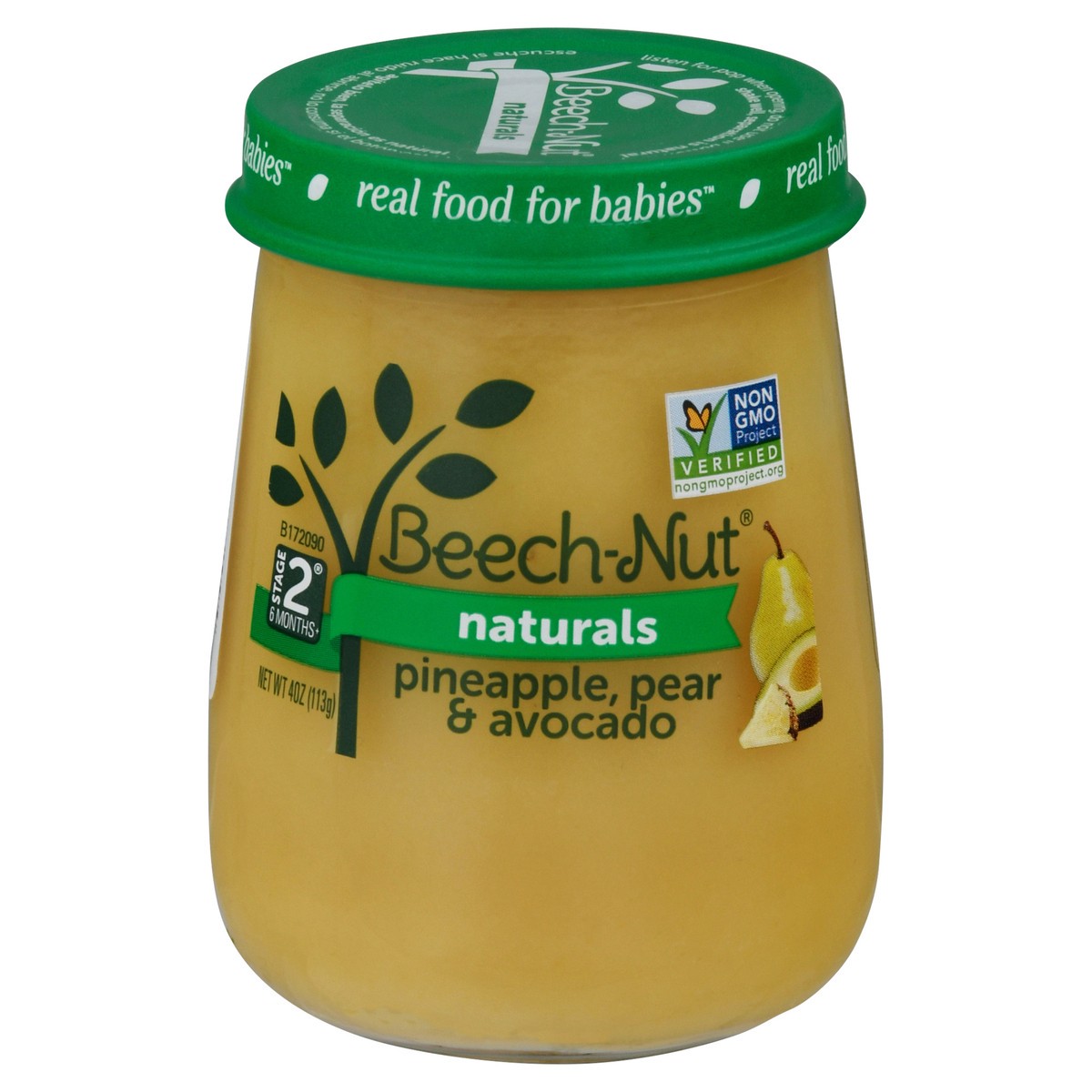 slide 6 of 14, Beech-Nut Naturals Stage 2 (6 Months+) Pineapple, Pear & Avocado 4 oz, 4 oz