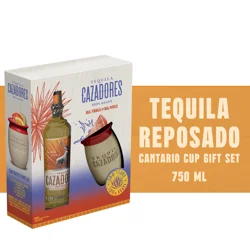 Cazadores Reposado Tequila and Cantario Cup Gift Set