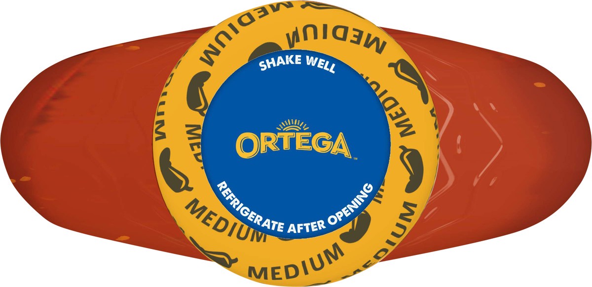 slide 10 of 11, Ortega Original Thick and Smooth Medium Taco Sauce, Kosher, 8 oz, 8 oz
