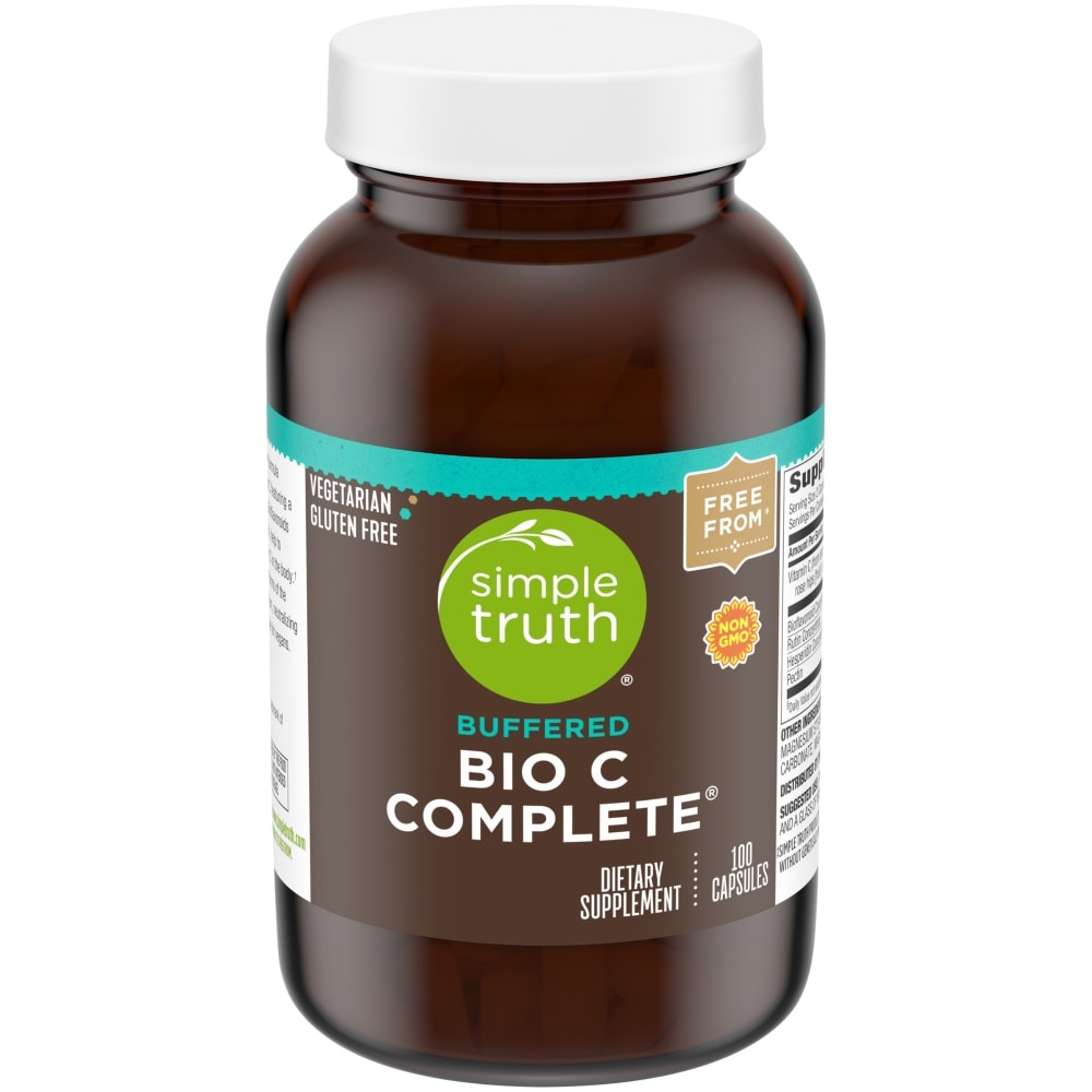 slide 1 of 1, Simple Truth Buffered Bio C Complete Capsules, 100 ct