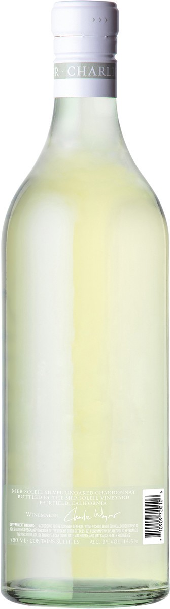 slide 4 of 6, Mer Soleil Chardonnay Silver Wine, 750 ml