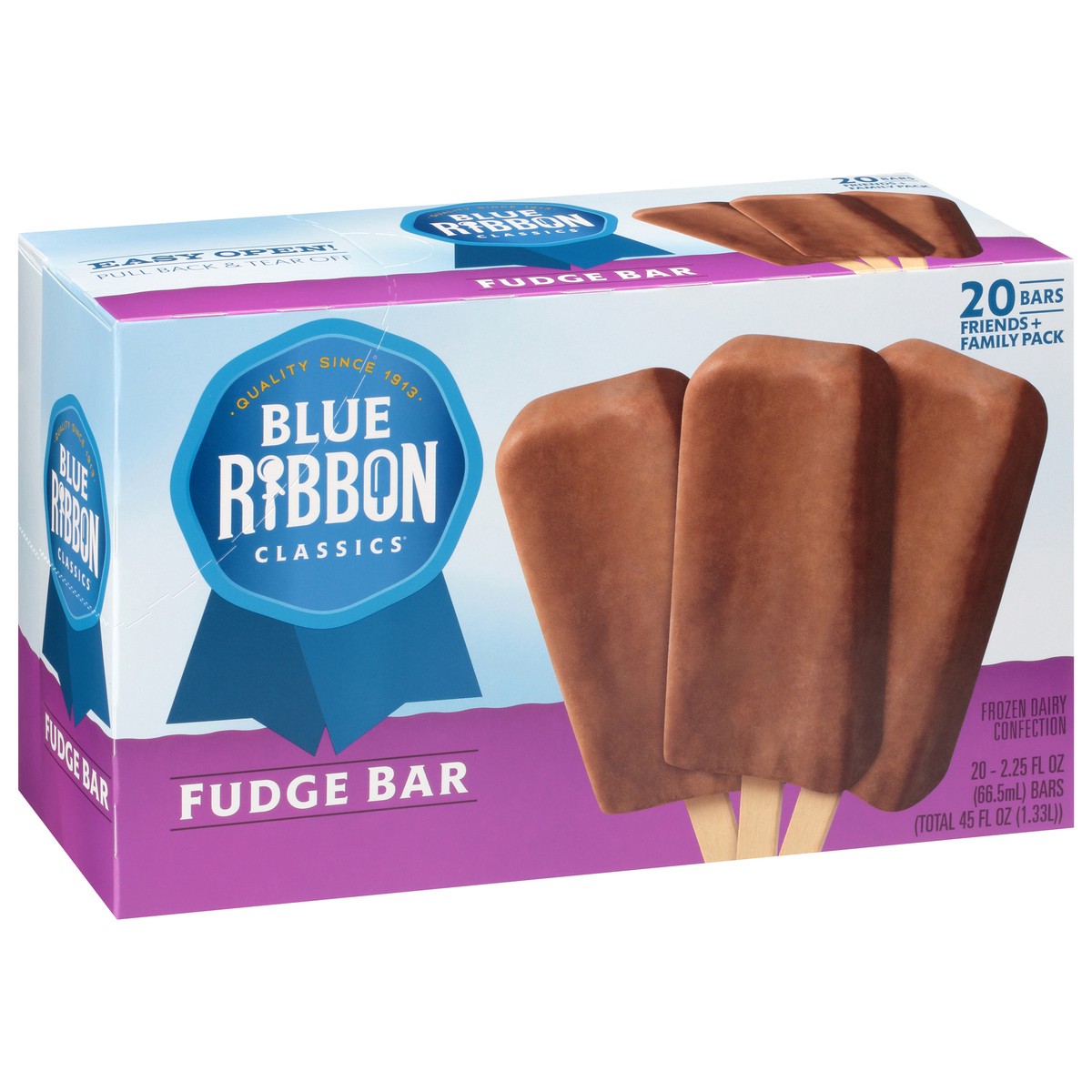 slide 2 of 11, Blue Ribbon Classics Fudge Frozen Treat Bar, 20pk, 45 fl oz