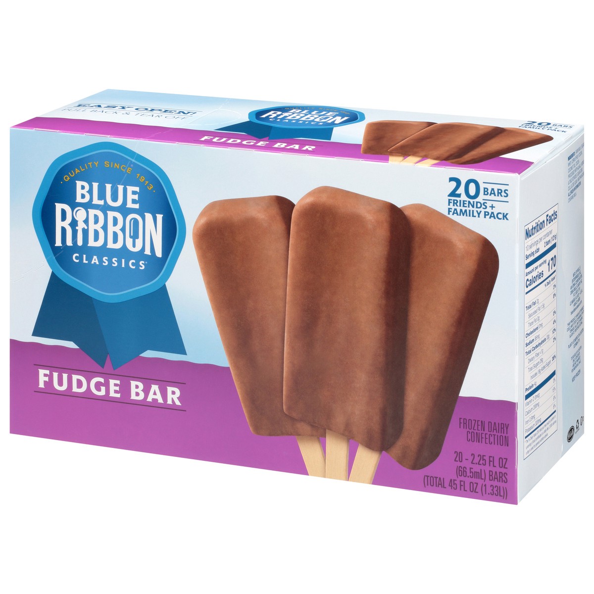 slide 11 of 11, Blue Ribbon Classics Fudge Frozen Treat Bar, 20pk, 45 fl oz