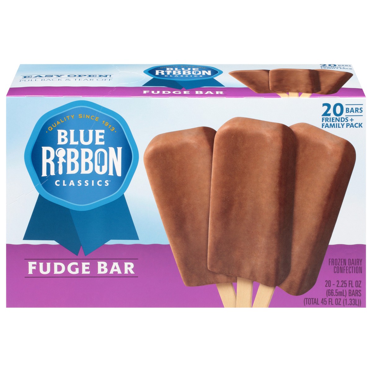 slide 4 of 11, Blue Ribbon Classics Fudge Frozen Treat Bar, 20pk, 45 fl oz