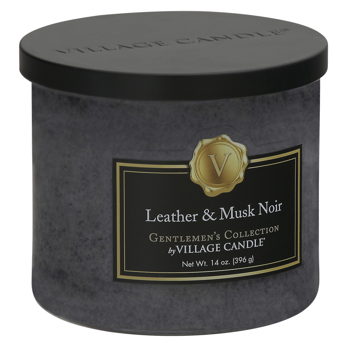 slide 2 of 9, Village Candle Gentlemen's Collection By Village Candle Leather & Musk Noir Candle, 14 oz