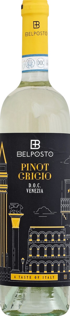 slide 2 of 2, Belposto Pinot Grigio D.O.C., 750 ml