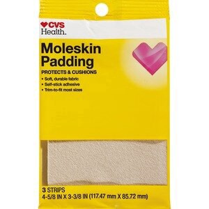 slide 1 of 1, CVS Health Moleskin Padding, 3 Ct, 3 ct