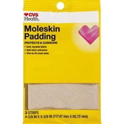 CVS Health Moleskin Padding, 3 Ct