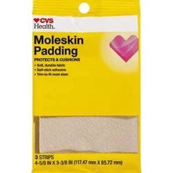 CVS Health Moleskin Padding, 3 Ct