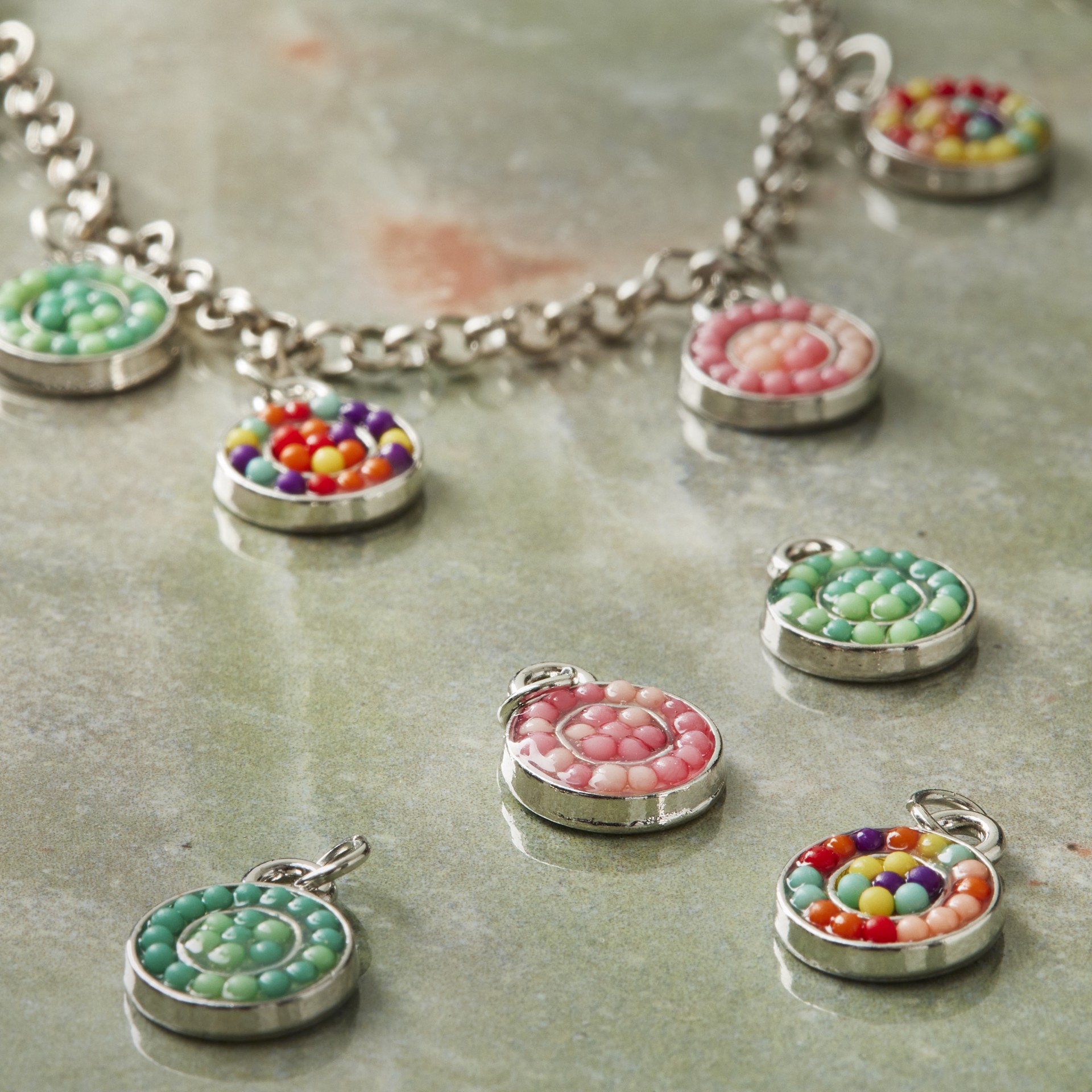 slide 2 of 2, Charmalong Round Bead Charms By Bead Landing, 9.8mm charm size