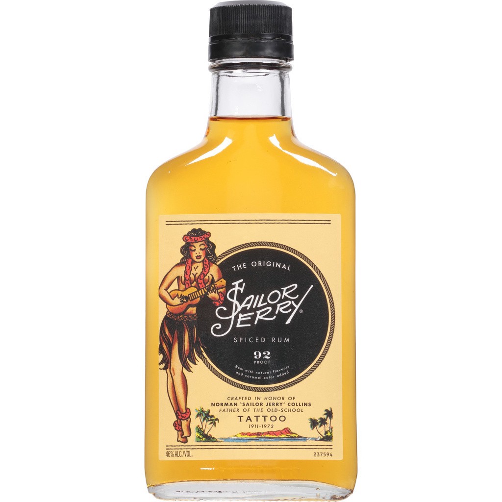 slide 1 of 10, Sailor Jerry Spiced Rum 200ml, 200 ml