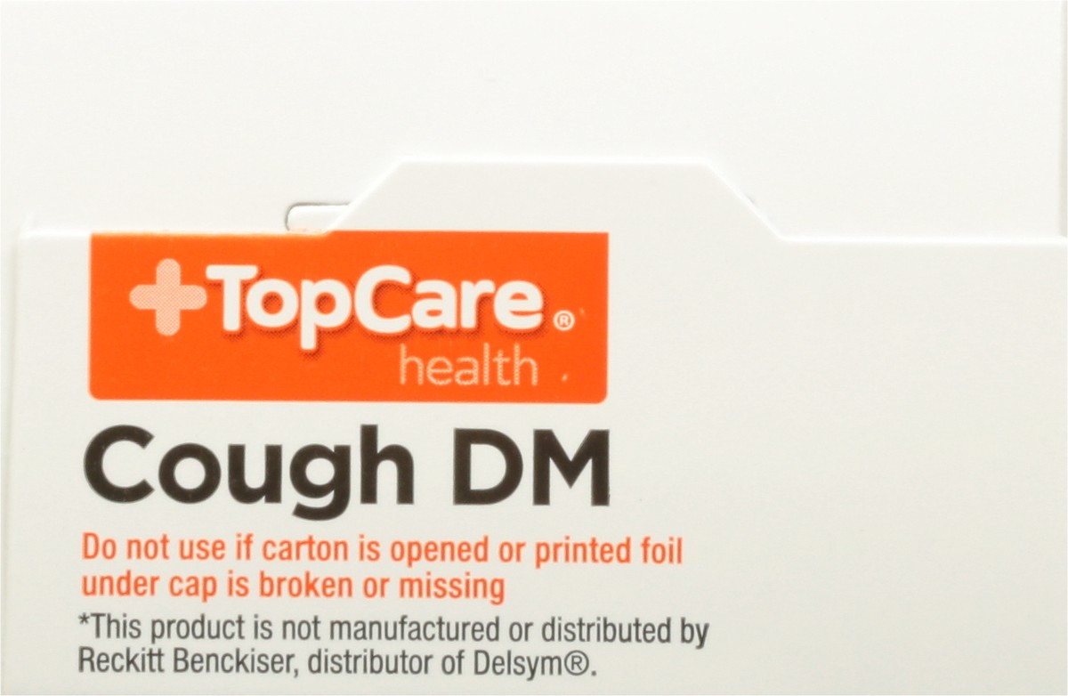 slide 9 of 10, TopCare Health Liquid Orange Flavored Cough DM 3 fl oz, 3 fl oz