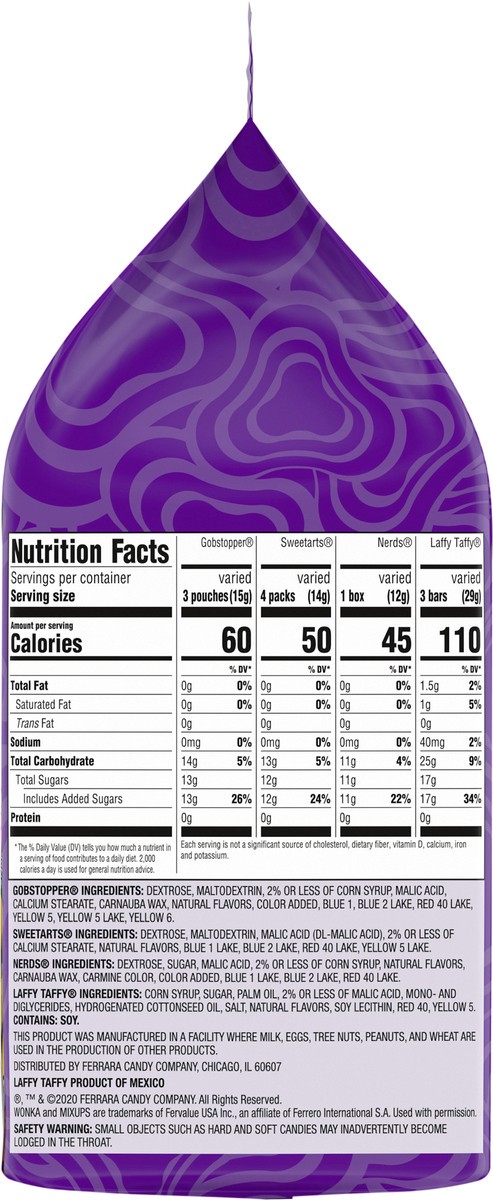 slide 6 of 6, Nestlé Willy Wonka Mixups, 48 oz