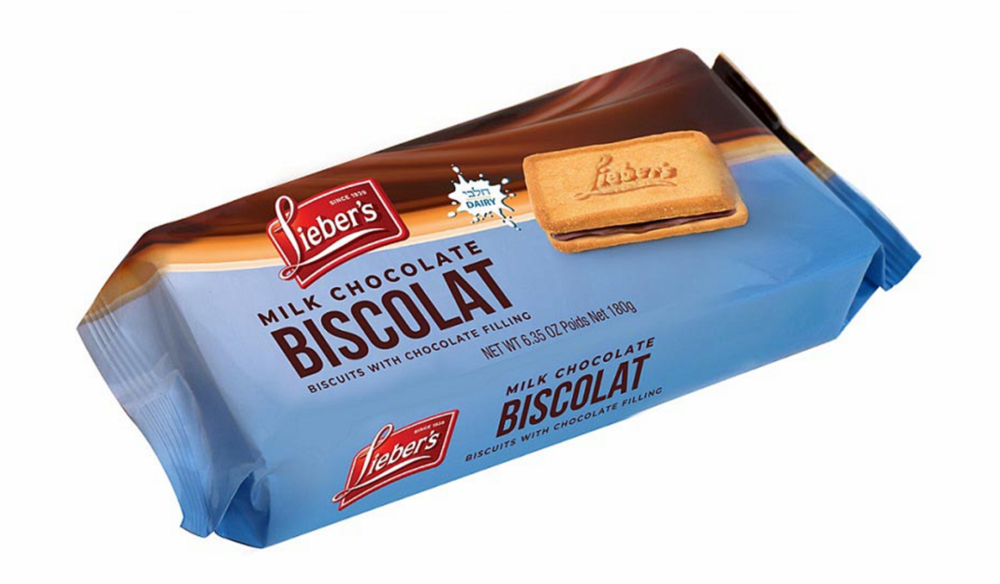 slide 1 of 1, Lieber's Milk Chocolate Biscolat Chocolate Filled Biscuits, 6.35 oz