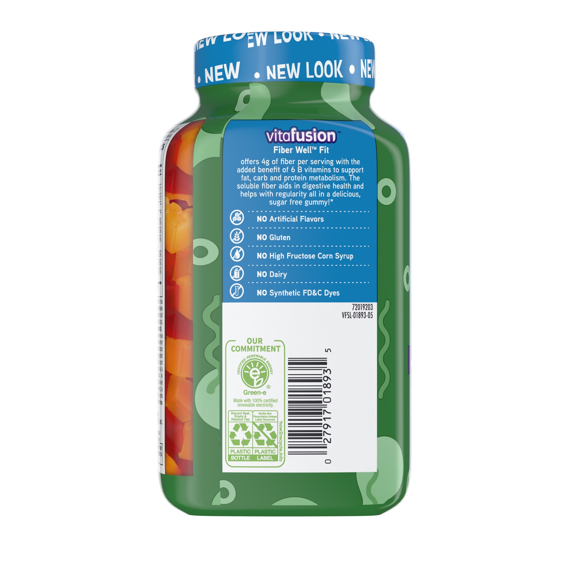 slide 5 of 5, vitafusion Fiber Well Fit Gummies Supplement, 90 Count (Packaging May Vary), 90 ct