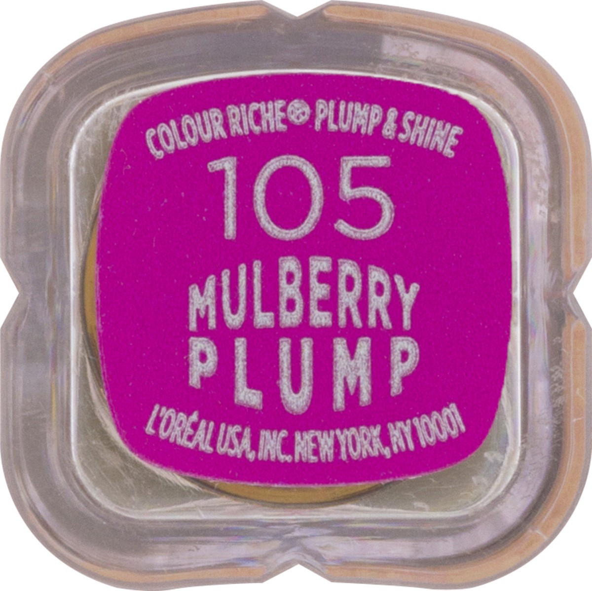 slide 4 of 9, L'Oréal Plump And Shine Sheer Lipstick - Mulberry Plump, 0.1 oz